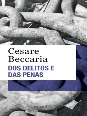 cover image of Dos delitos e das penas